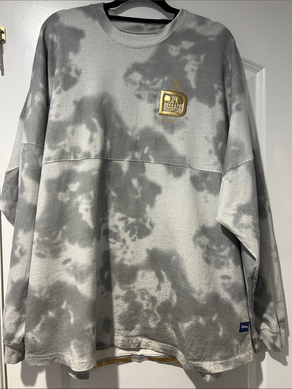Disney Spirit heresy Gray Tie-Dye with Gold touches